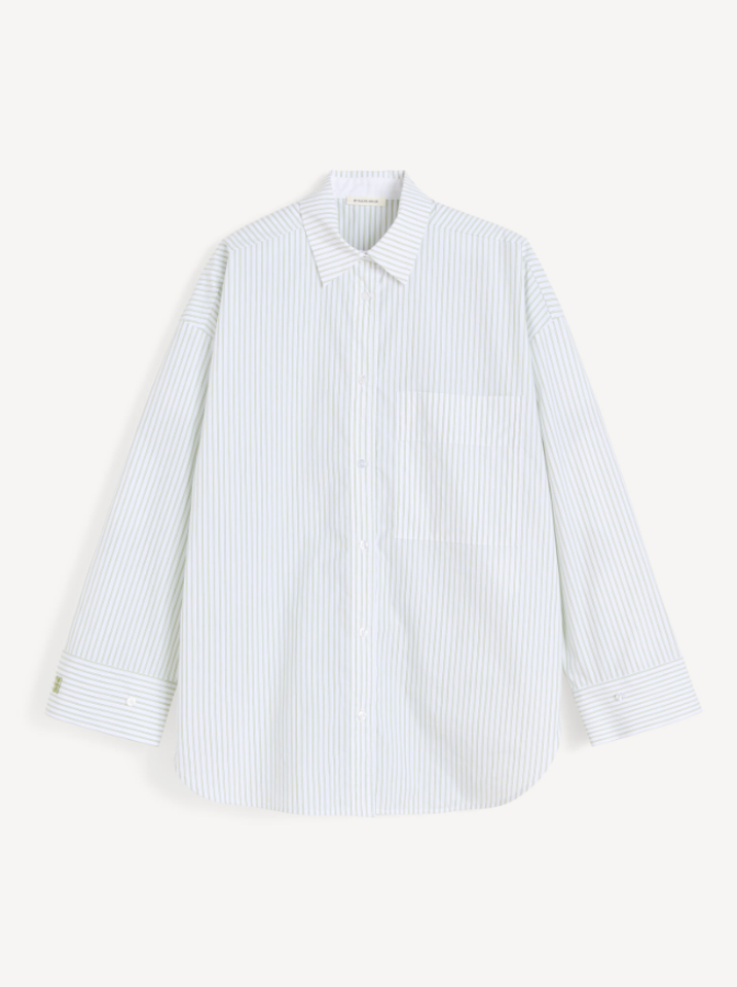 By Malene Birger PF25 - Derris organic cotton shirt - Twin Stripe