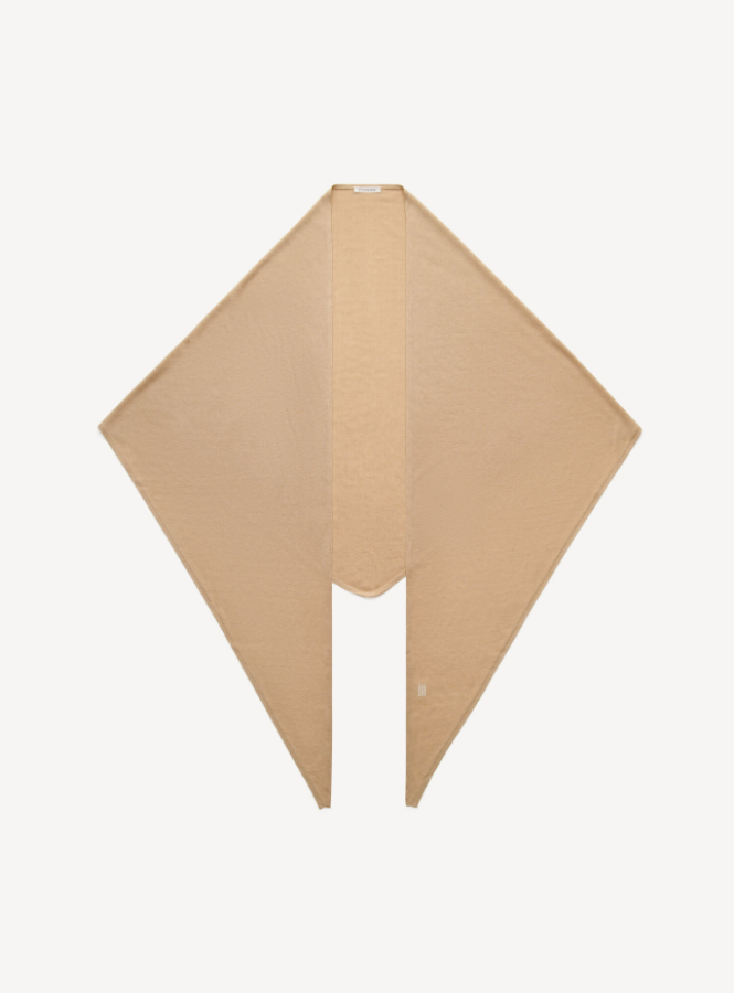 By Malene Birger PF25 - Dorothea scarf - dark sand 