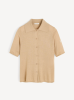 By Malene Birger PF25 - Dotta blouse - dark sand
