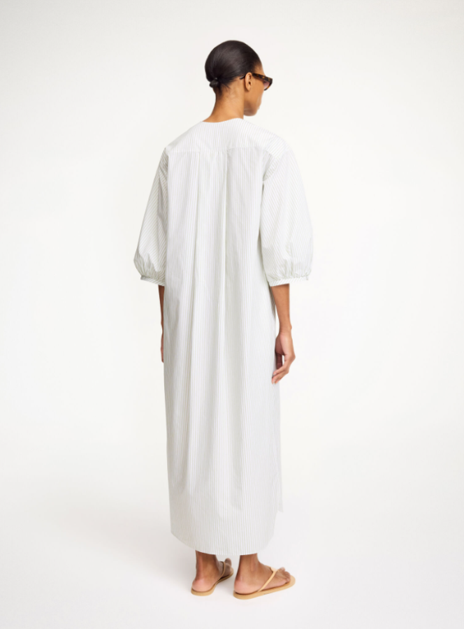 By Malene Birger PF25 - Fayamo organic cotton dress - Twin Stripe