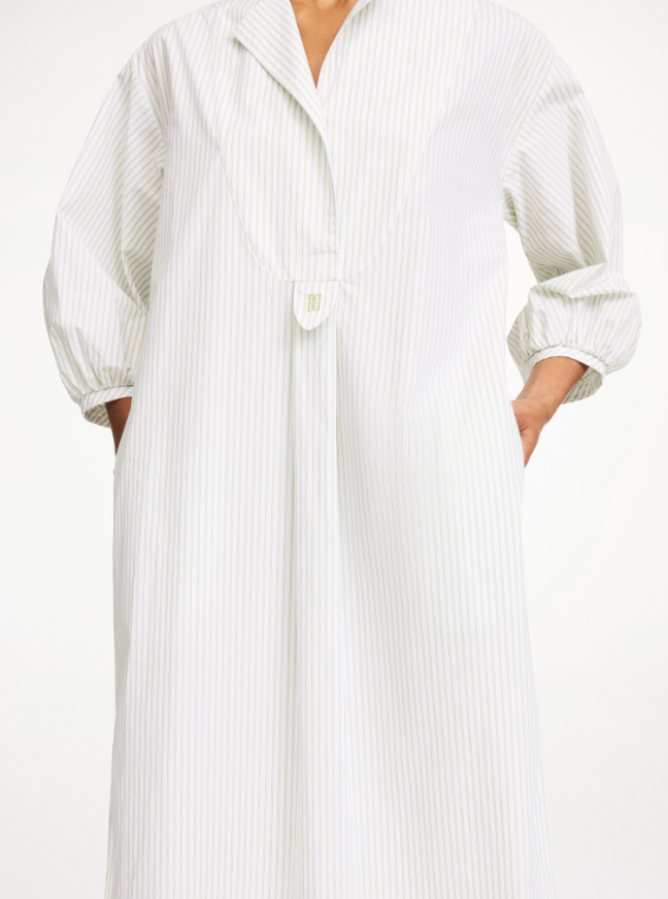 By Malene Birger PF25 - Fayamo organic cotton dress - Twin Stripe
