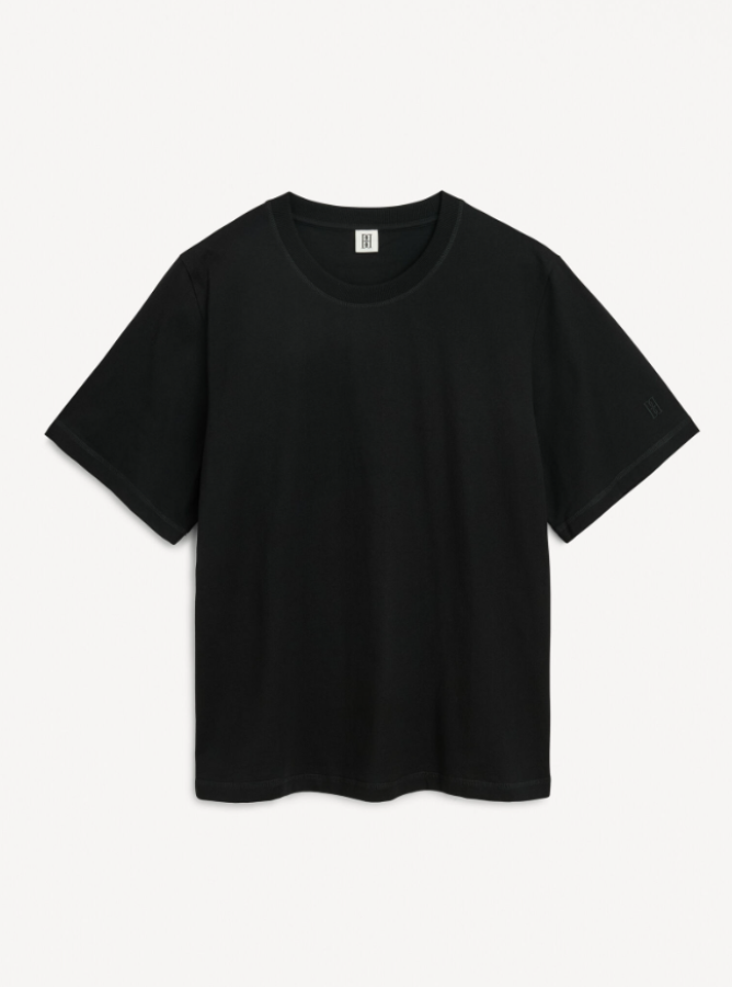 By Malene Birger PF25 - Hedil T-shirt  - Black