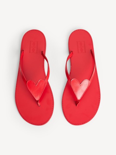 By Malene Birger PF25 - Lalla leather sandals Jester Red