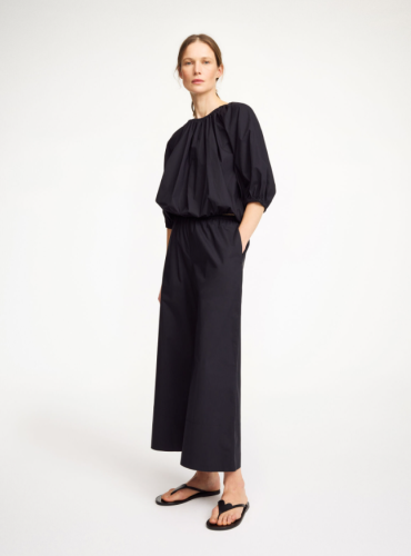 By Malene Birger PF25 - Lelow organic cotton blouse - Black