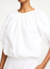 By Malene Birger PF25 - Lelow organic cotton blouse - Pure white
