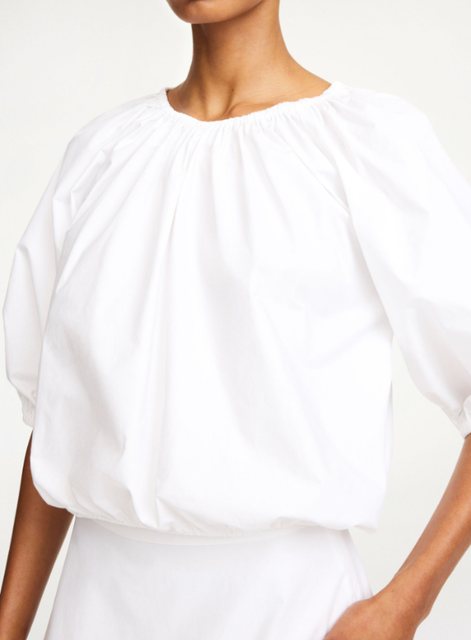 By Malene Birger PF25 - Lelow organic cotton blouse - Pure white