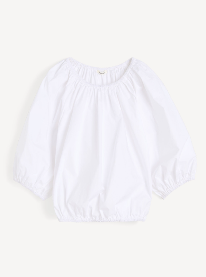 By Malene Birger PF25 - Lelow organic cotton blouse - Pure white