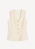 By Malene Birger PF25 - Merlin waistcoat - Pearl