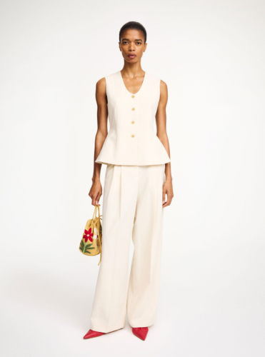 By Malene Birger PF25 - Merlin waistcoat - Pearl