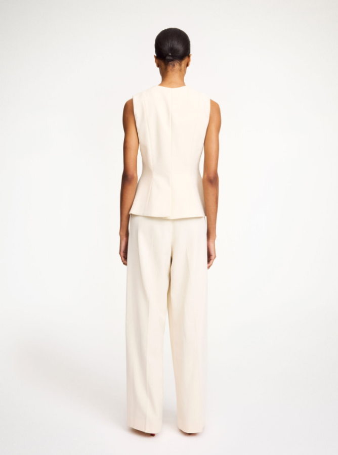 By Malene Birger PF25 - Merlin waistcoat - Pearl