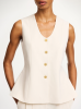 By Malene Birger PF25 - Merlin waistcoat - Pearl