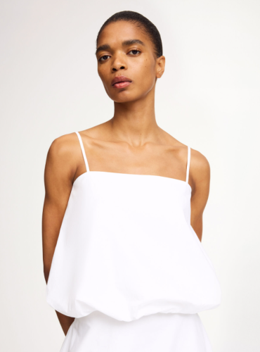 By Malene Birger PF25 - Mia organic cotton top - Pure White