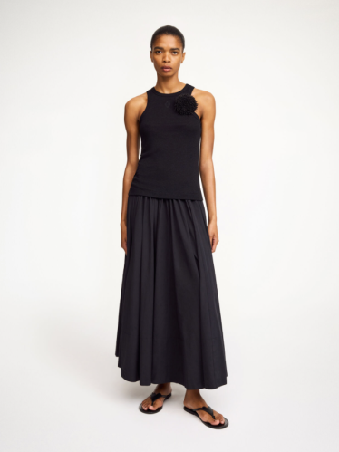 By Malene Birger PF25 - Pheo organic cotton skirt - Black