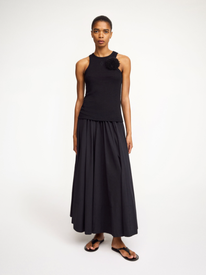By Malene Birger PF25 - Pheo organic cotton skirt - Black