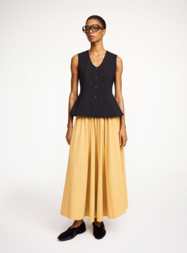 By Malene Birger PF25 - Pheo organic cotton skirt - Light camel