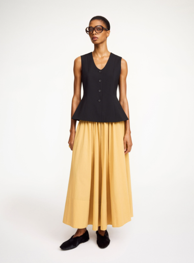 By Malene Birger PF25 - Pheo organic cotton skirt - Light camel