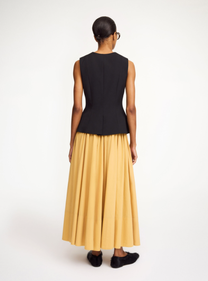 By Malene Birger PF25 - Pheo organic cotton skirt - Light camel