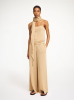 By Malene Birger PF25 - Piscata wide-leg trousers - Dark sand 