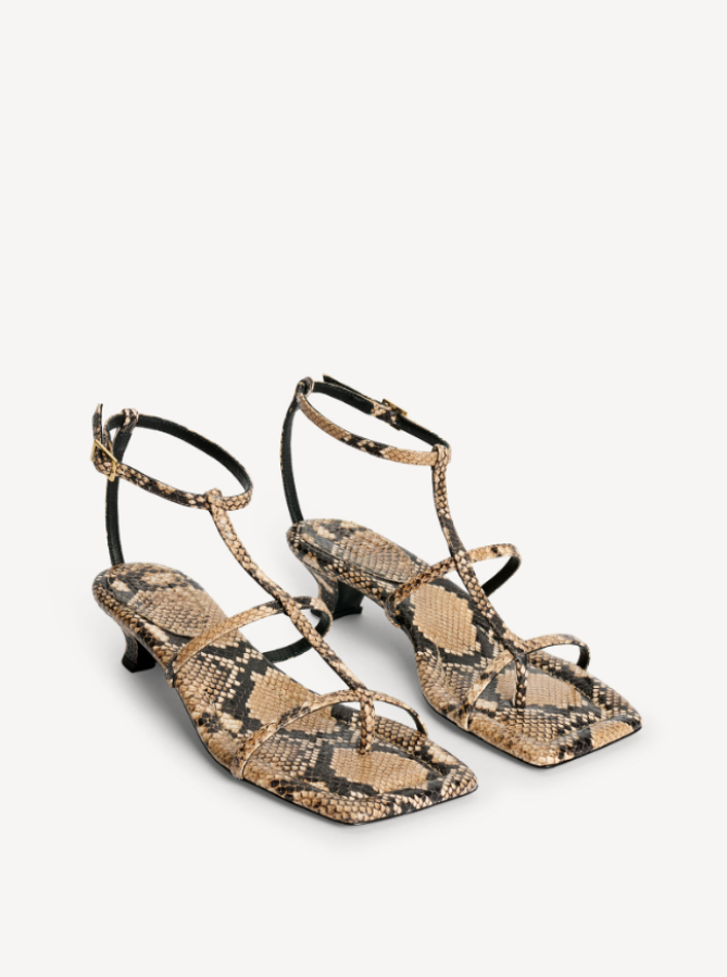 By Malene Birger PF25 - Teva leather sandals - Snake