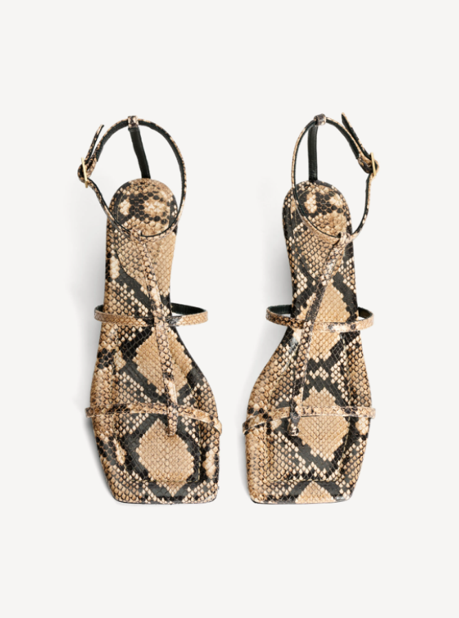 By Malene Birger PF25 - Teva leather sandals - Snake