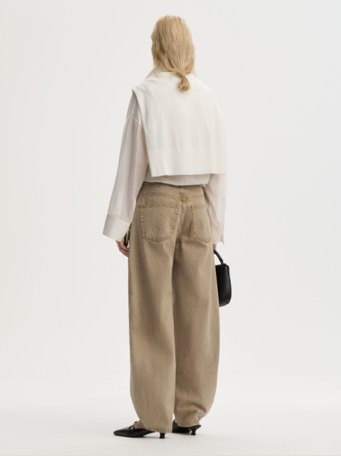 By Malene Birger PF26 - Dallas organic cotton jeans - Toasted Coconut By Malene Birger PF26 - Dallas organic cotton jeans - Toasted Coconut