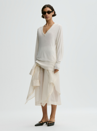 By Malene Birger PF26 - Derya sweater - Soft white