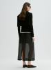 By Malene Birger PF26 - Esta silk organza skirt - Black