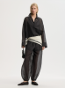 By Malene Birger PF26 - Lumas silk organza trousers - Black