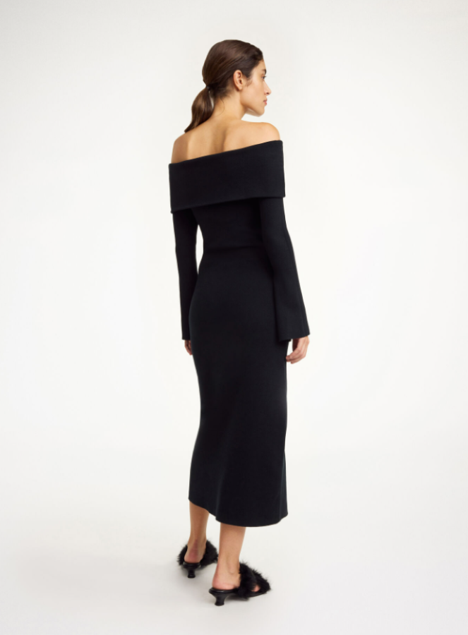 By Malene Birger PS25 - Bennie midi dress - Black