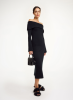 By Malene Birger PS25 - Bennie midi dress - Black