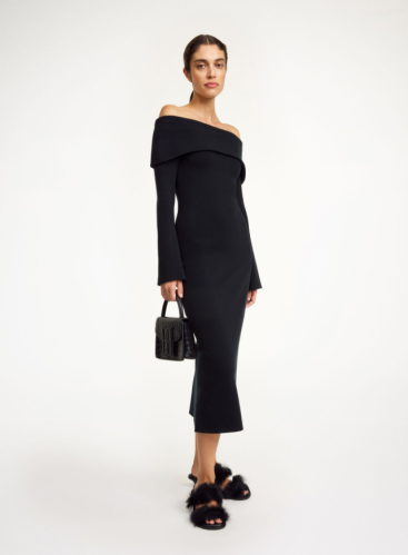 By Malene Birger PS25 - Bennie midi dress - Black