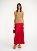 By Malene Birger PS25 - Boshan midi skirt - Dark Chilli