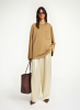 By Malene Birger PS25 - Fayeh oversized longsleeve - Light brown 