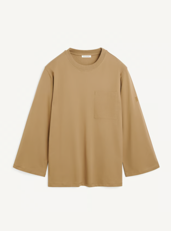 By Malene Birger PS25 - Fayeh oversized longsleeve - Light brown 