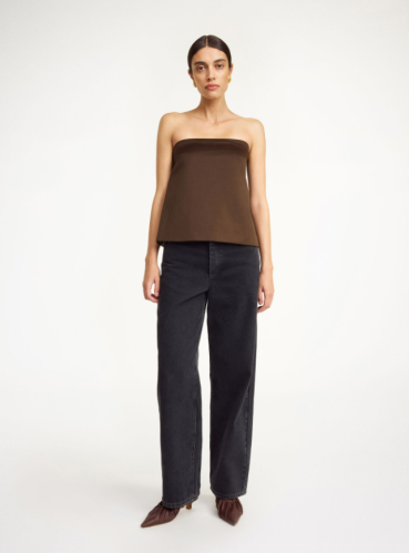 By Malene Birger PS25 - Hermie top - Dark Mahogany