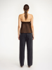 By Malene Birger PS25 - Hermie top - Dark Mahogany