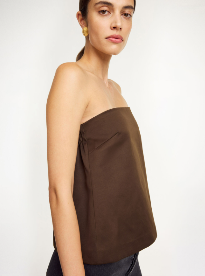 By Malene Birger PS25 - Hermie top - Dark Mahogany