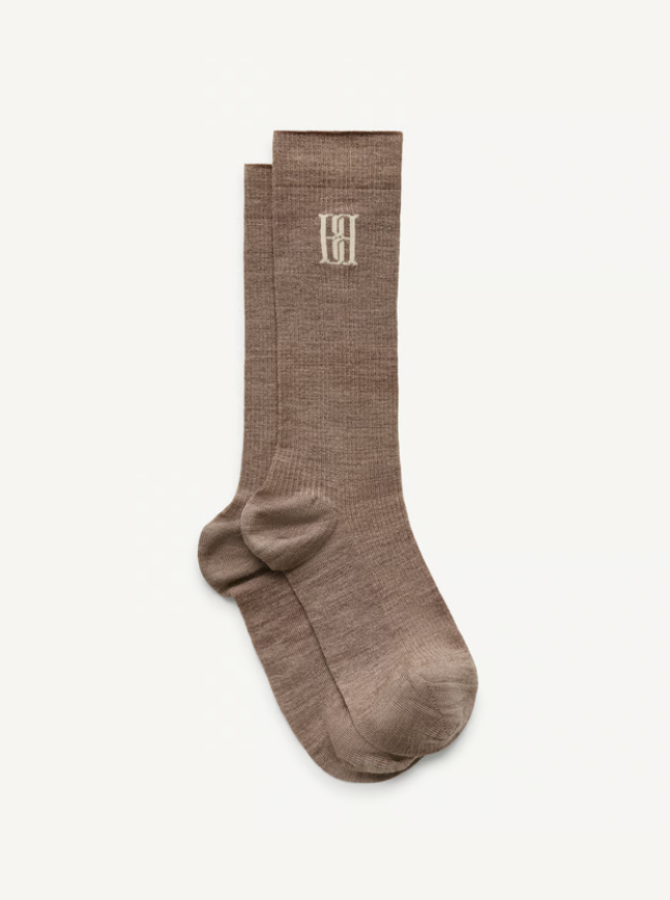 By Malene Birger PS25 - Leiano socks - warm brown  