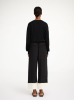 By Malene Birger PS25 - Mantea wool-blend sweater - Black