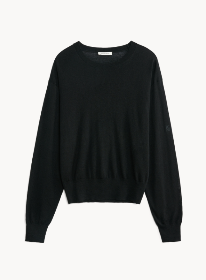 By Malene Birger PS25 - Mantea wool-blend sweater - Black