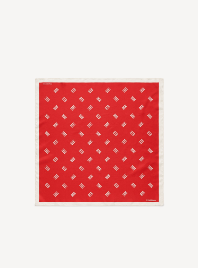 By Malene Birger PS25 - Monnis silk scarf - Dark Chilli