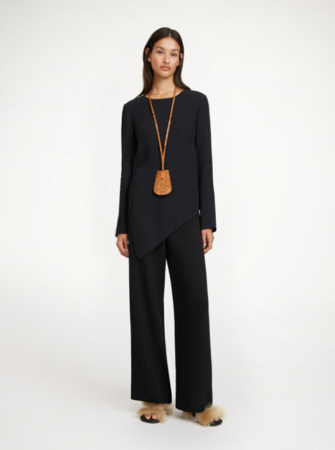 By Malene Birger SS24 - Marchei trousers - Black