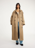 By Malene Birger SS25  - Alaya trench coat - Fosil