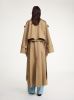 By Malene Birger SS25  - Alaya trench coat - Fosil