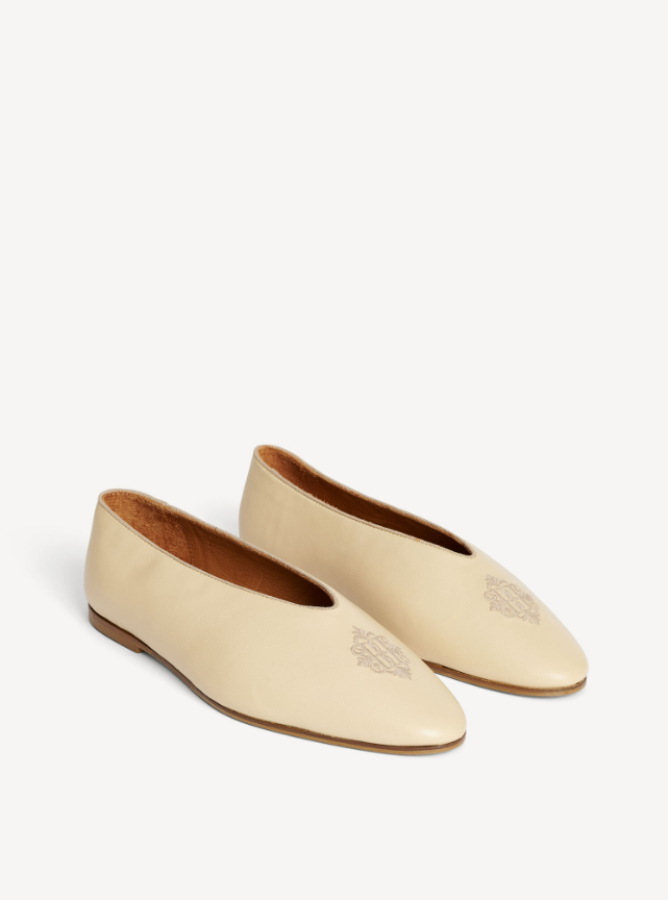 By Malene Birger SS25 - Ayda flats - light sand 