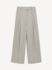 By Malene Birger SS25 - Cymbaria trousers - Grey Brown Melange