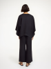 By Malene Birger SS25 - Mirabello wide-leg trousers - Black