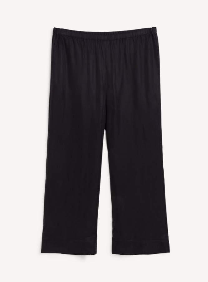 By Malene Birger SS25 - Mirabello wide-leg trousers - Black