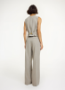 By Malene Birger SS25 - Occa waistcoat - Grey Brown Melange