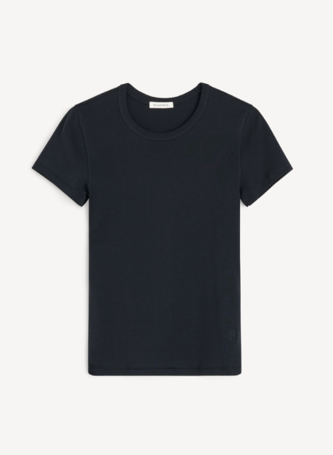 By Malene Birger SS26 - Alicia organic cotton T-shirt - Black
